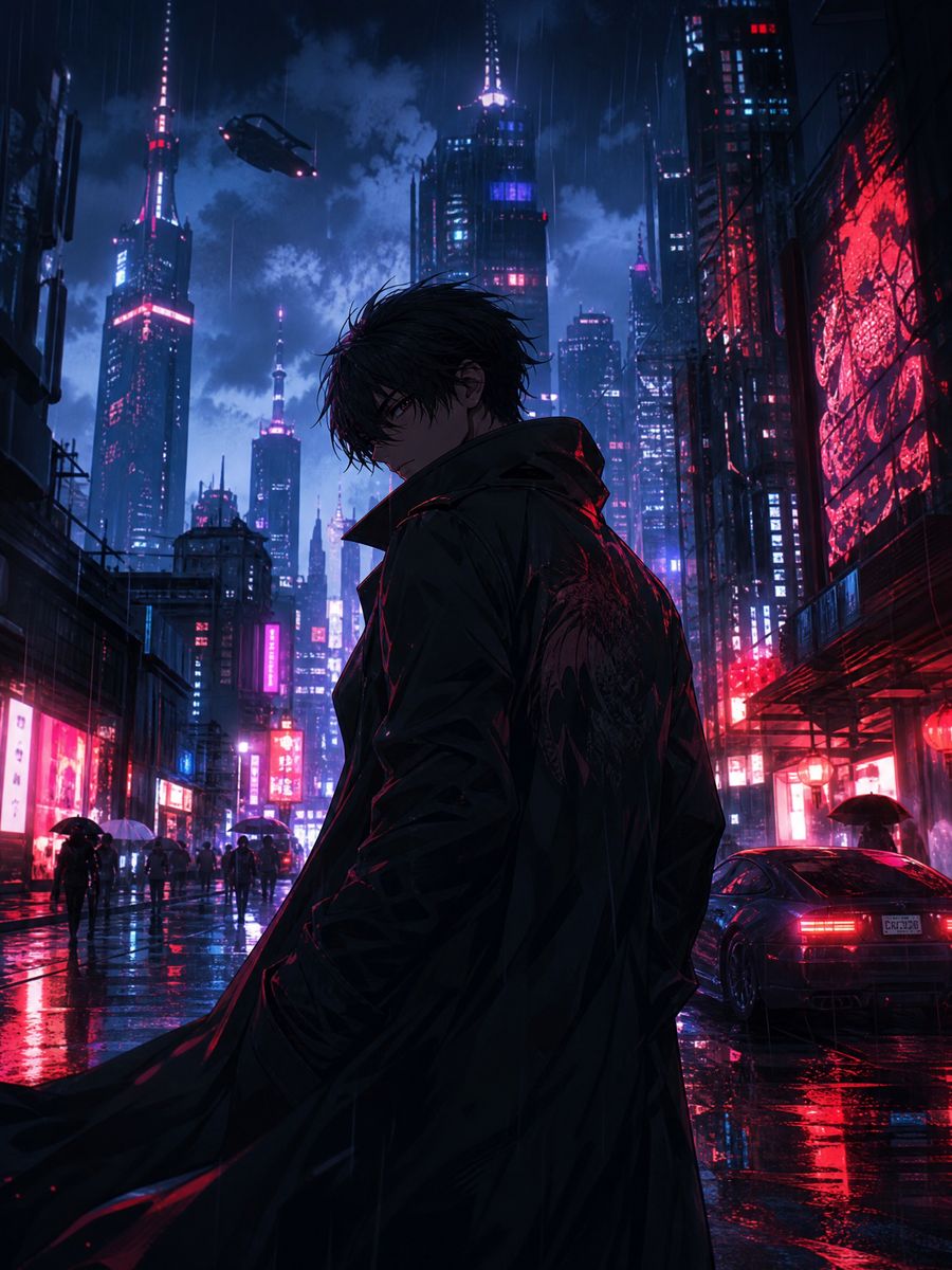黑丝短动漫-霓虹都市赛博侦探